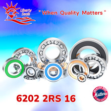 6202-2RS 16 X 35 X 11  WITH RUBBER SEALS