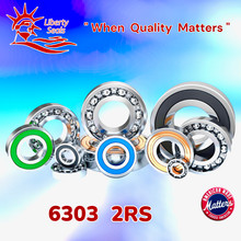 6303  2RS     17 X 47 X 14     WITH RUBBER SEALS