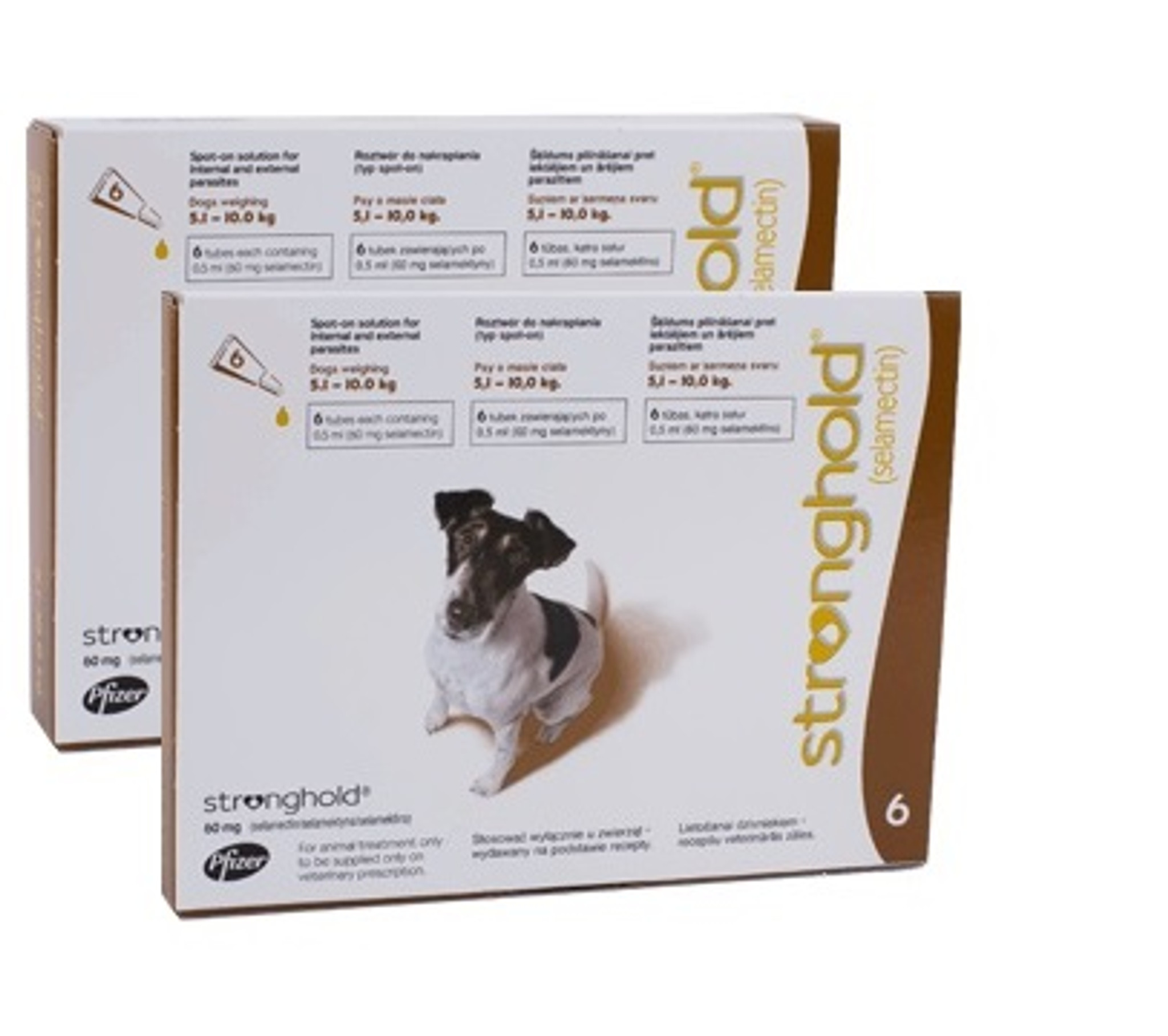 Stronghold for Dogs 10.120 lbs Brown 12 Pack Sierra Pet Meds
