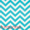 You choose your fabric to create a custom dog bed - sky blue zigzag pattern
