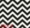 You choose your fabric to create a custom dog bed - black zigzag pattern
