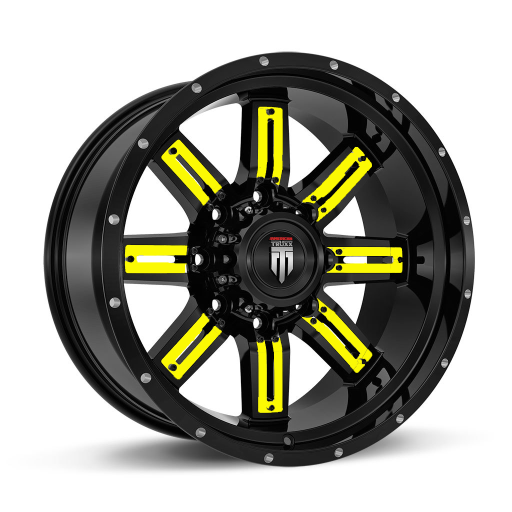 Yellow Truck Wheels Yellow Truck Rims Custom Yellow SUV & Truck Wheels