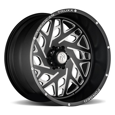 American Truxx Aries Wheel in Milled Black American Truxx Aries Wheel in Milled Black