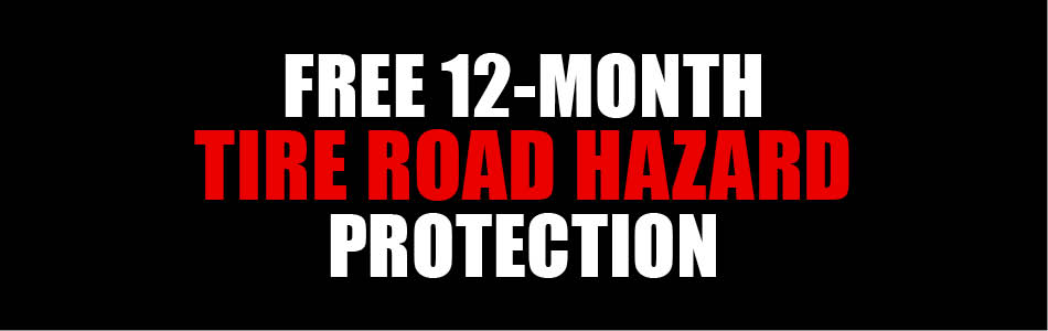 FREE tire road hazard coverage WheelSetGo