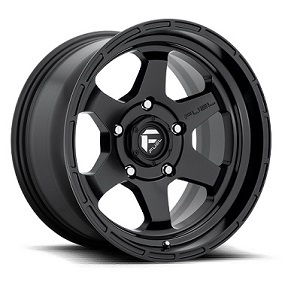 Fuel Shok D666 Wheel in Matte Black Fuel Shok D666 Wheel in Matte Black