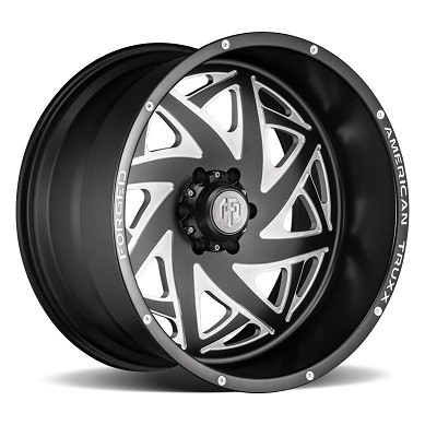 American Truxx Kronos ATF-1910 Wheel in Black Milled