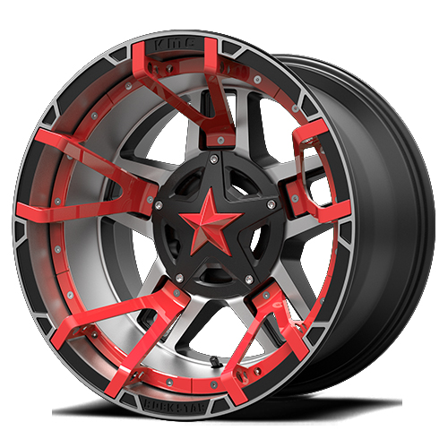 Red Truck Wheels | Red Truck Rims | Red & Black Truck ...