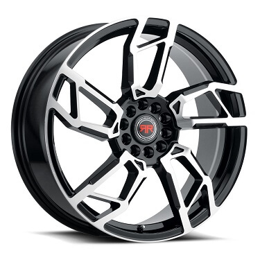 Revolution Racing RR22 Wheel in Black and Silver