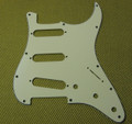 Cream 3-Ply, 11-Hole Pickguard for Fender Strat