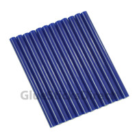 Dark Blue Colored Glue Sticks mini X 4" 24 sticks