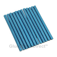 GlueSticksDirect Blue Glitter Colored Glue Stick Mini X 4" 24 Sticks