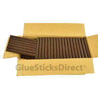 GlueSticksDirect Brown Dark Chocolate Colored Glue Sticks 7/16" X 4" 5 lbs