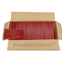 GlueSticksDirect Red Colored Glue Sticks 5/16" X 4" 5 lbs
