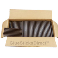 GlueSticksDirect Brown Dark Chocolate Colored Glue Sticks 5/16" X 4" 5 lbs