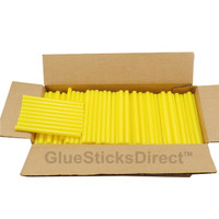 GlueSticksDirect Yellow Colored Glue Sticks 5/16" X 4" 5 lbs