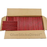 GlueSticksDirect Red Glitter Colored Glue Stick mini X 4" 5 lbs