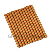 GlueSticksDirect  Copper Metallic Colored Glue Sticks Mini X 4" 24 sticks