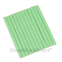 Pastel Green Colored Glue Sticks mini X 4" 24 sticks