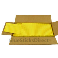 GlueSticksDirect Neon Yellow Colored Glue Sticks 5/16" X 4" 5 lbs