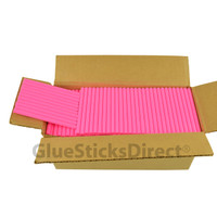 Neon Pink  Colored Glue Stick mini X 4" 5 lbs