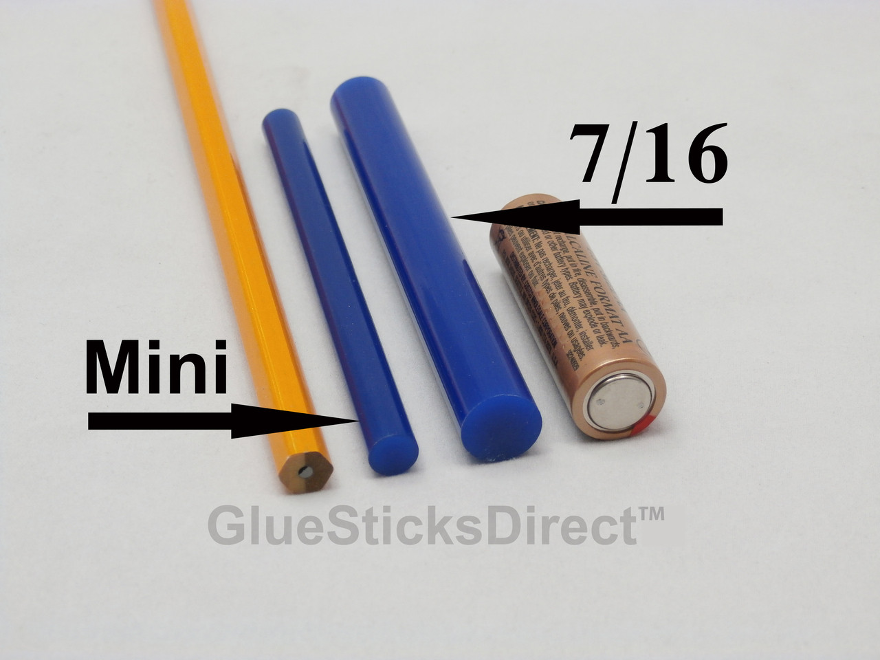 Red Colored Glue Stick mini X 4" 5 lbs 