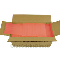 GlueSticksDirect Translucent Watermelon Colored Glue Sticks mini X 4" 5 lbs