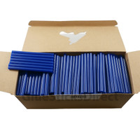 GlueSticksDirect Blue Colored Glue Sticks 7/16" X 4" 5 lbs