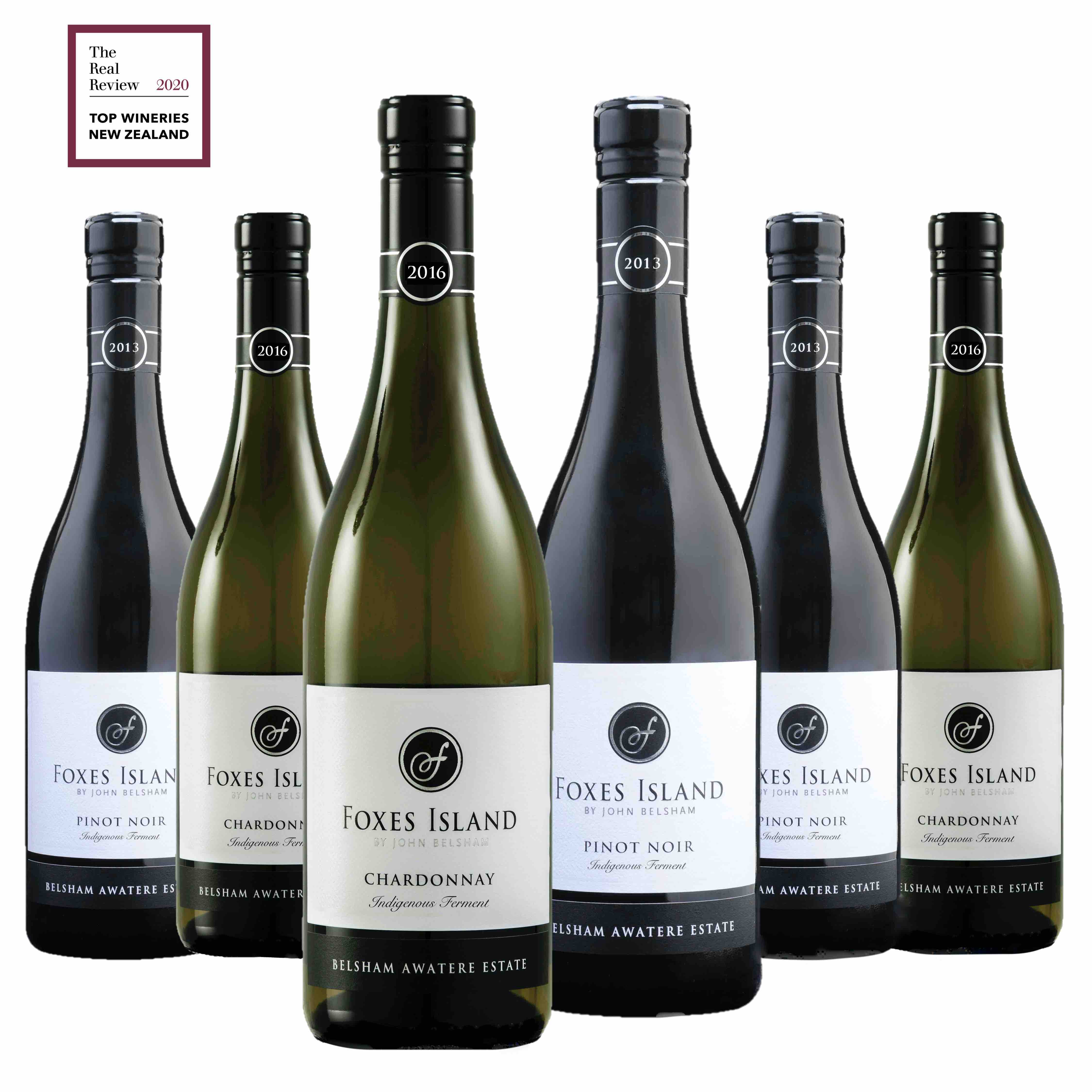 Foxes Island Pinot Noir and Chardonnay