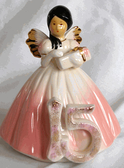 Beautiful Josef Originals Birthday Girl Angel age 6 figurine