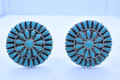 Native American Turquoise Earring Sterling Silver 
