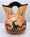 Native American Navajo Wedding Vase Pottery by James  Benally