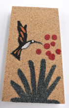 Hummingbird Magnet Sand painting native american Navajo