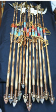 Handmade  Beaded Antiqued Style Navajo Arrow  with stone Tip 

