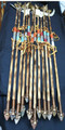 Navajo Hand Crafted Beaded Antiqued Style Navajo Arrow W. Stone Tip 

