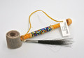 Mini Peace Pipe with Antler Bowl 6" long 