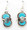 Effie Calavaza  Turquoise Earrings