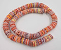 Multicolored Pectin Shell Heishi Beads  8 mm 18 Inches Strand