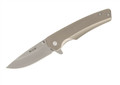 Buck Knives  Odessa Stainless Flipper Folding Knife W/ Clip