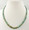 Graduated Heishi Green Turquoise Necklace 