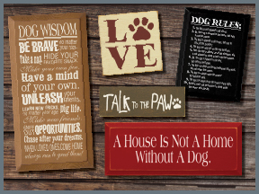 Wooden Pet Signs With Sayings And Quotes