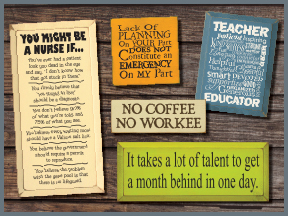 Work And School Wooden Signs With Sayings And Quotes