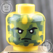 Camo LEGO Minifigure Head