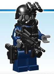Minifig not included