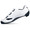 Inside View of the Lake CX239 Wide Fit Road Cycling Shoes in White Leather with Black Details