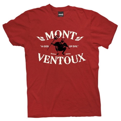 Tour De France Mountain Project Mont Ventoux T-shirt Burgundy