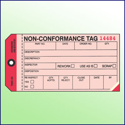 non conformance tag 3