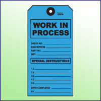 Work in Process Tag - Kenmore Label & Tag