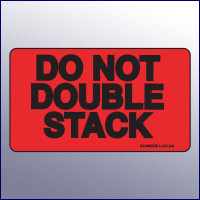 Do Not Double Stack Label - Kenmore Label & Tag