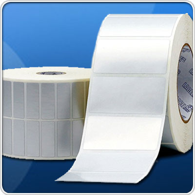 Polyester Labels Blank White - Thermal Transfer 3 x 1.5 - Kenmore Label & Tag