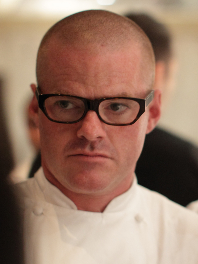 Heston Blumenthal wearking Kirk Originals Java